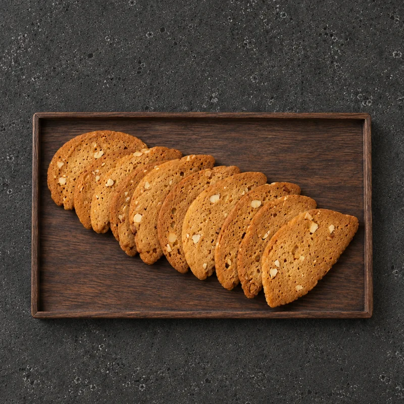 Small Orange Peel Biscotti pieces with a golden-brown toasted surface